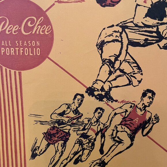3 Vintage Pee-Chee All Season Portfolio/Orange 3 for $80.00 - Picture 8 of 16